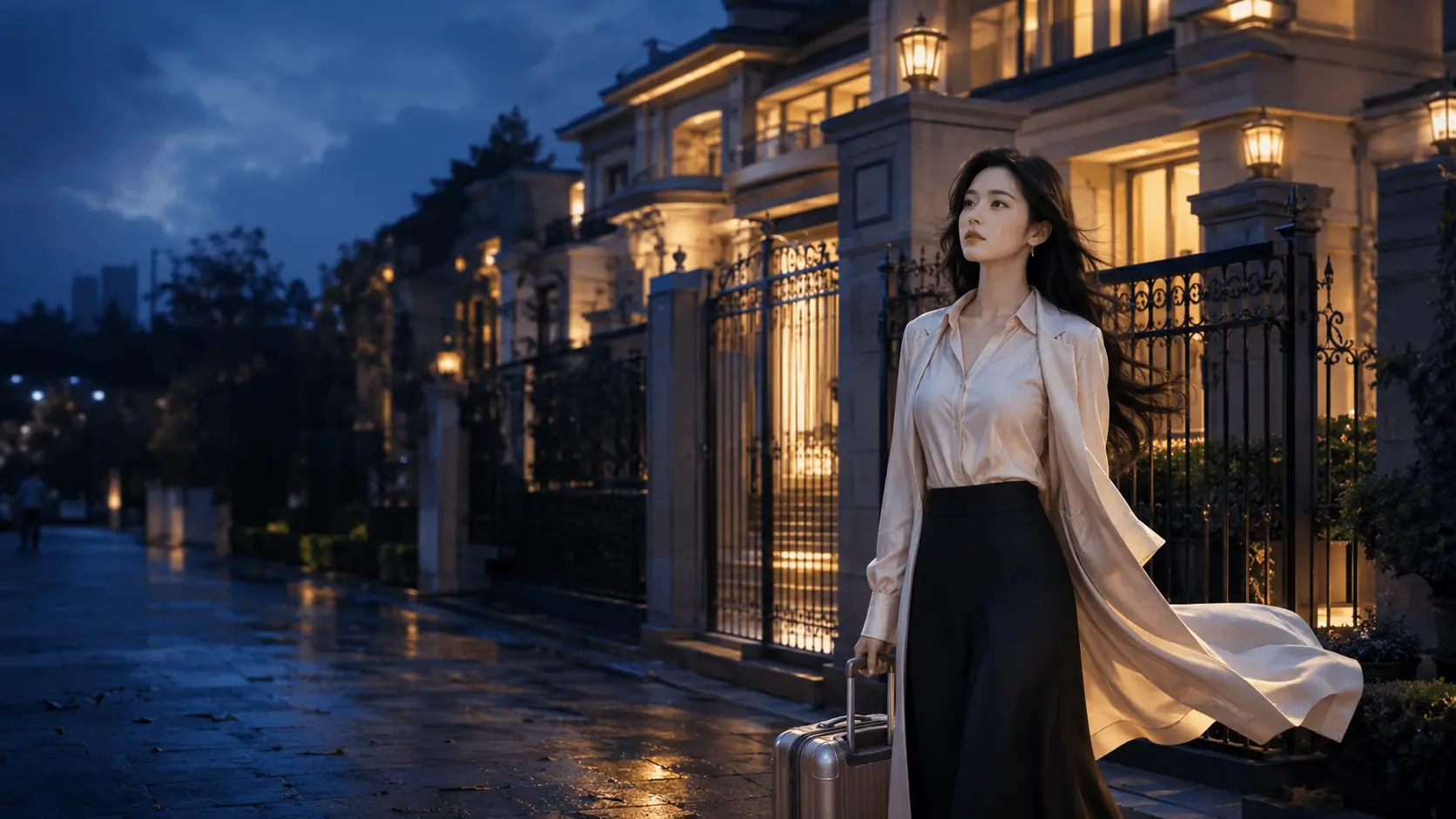Thiên Kim Giả Tỉnh Ngộ – nữ chính bình tĩnh rời khỏi biệt thự trong đêm